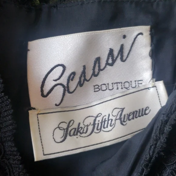 Vintage Scaasi Lace Dress! - Picture 7 of 10